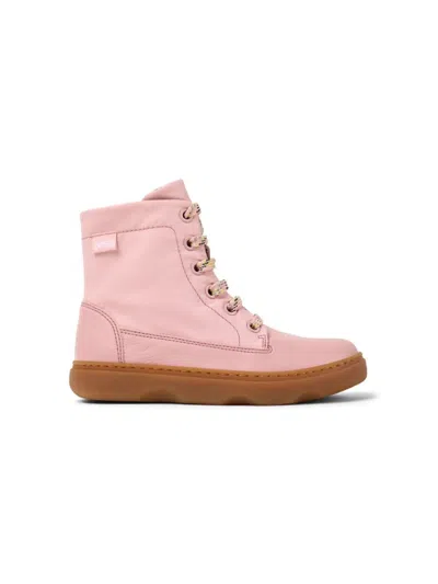 Camper Kiddo Ankle Boots In 粉色