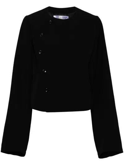 Comme Des Garçons Cropped Women's Jacket Long Sleeves In 黑色