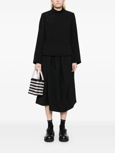 Comme Des Garçons High-waisted A-line Skirts In 黑色