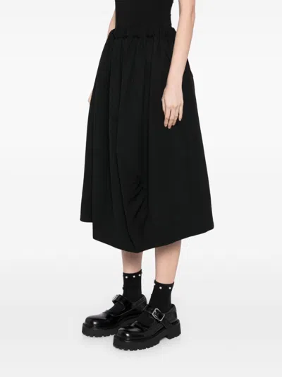 Comme Des Garçons High-waisted A-line Skirts In 黑色