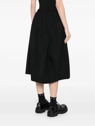 Comme Des Garçons High-waisted A-line Skirts In 黑色