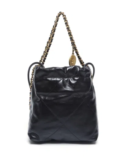 Pre-owned Chanel 2022 Mini Two-way Bag In 黑色
