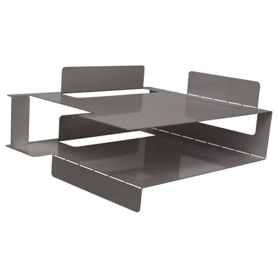 Blu Dot 2d:3d In/out Box In Gunmetal