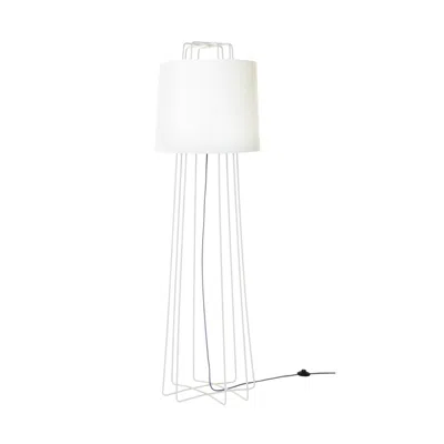 Blu Dot Perimeter Floor Lamp In White/white