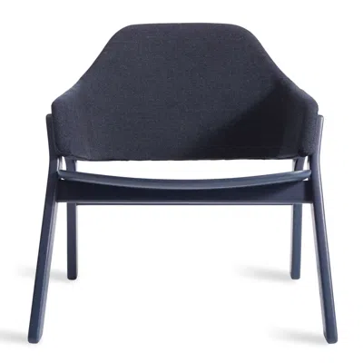Blu Dot Clutch Lounge Chair In Edwards Navy/navy On Ash
