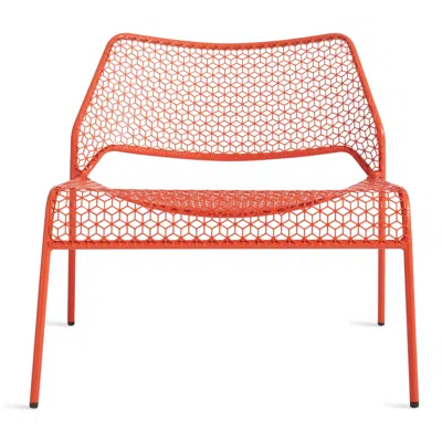 Blu Dot Hot Mesh Lounge Chair In Humble Red