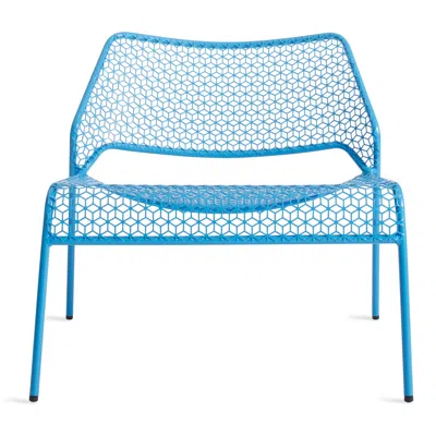 Blu Dot Hot Mesh Lounge Chair In Simple Blue