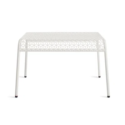 Blu Dot Hot Mesh Ottoman In Off White