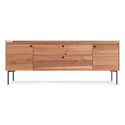Blu Dot Peek 2 Door 2 Drawer Dresser In Rustic Walnut