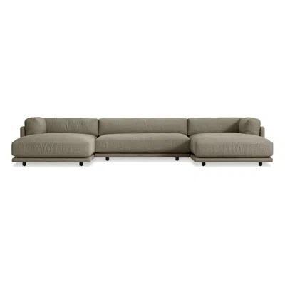 Blu Dot Sunday U-shaped Sectional Sofa In Sanford Black