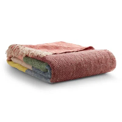 Blu Dot Lovely Linen Throw In Color Mix 4