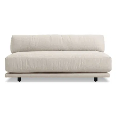 Blu Dot Sunday Armless Sofa In Sanford Linen