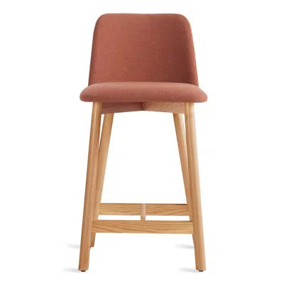 Blu Dot Chip Counter Stool In Toohey Tomato/white Oak