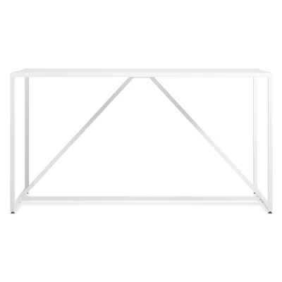 Blu Dot Strut Large Bar Height Table In White