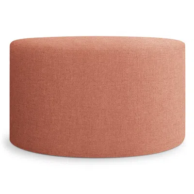 Blu Dot Bumper Large Outdoor Ottoman In Toohey Tomato
