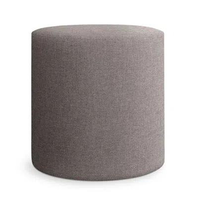 Blu Dot Bumper Small Outdoor Ottoman In Toohey Charcoal