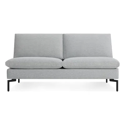 Blu Dot The New Standard Armless Sofa In Maharam Mode In Intaglio/black