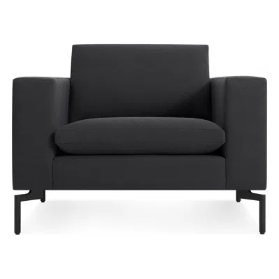 Blu Dot The New Standard Lounge Chair In Maharam Meld In Panda/black