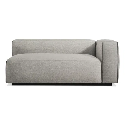 Blu Dot Cleon Right Arm Sofa In Tait Charcoal