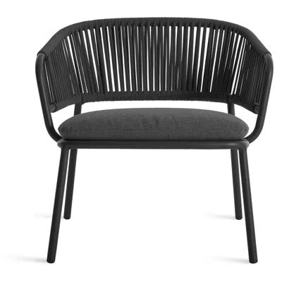 Blu Dot Mate Outdoor Lounge Chair In Toohey Charcoal