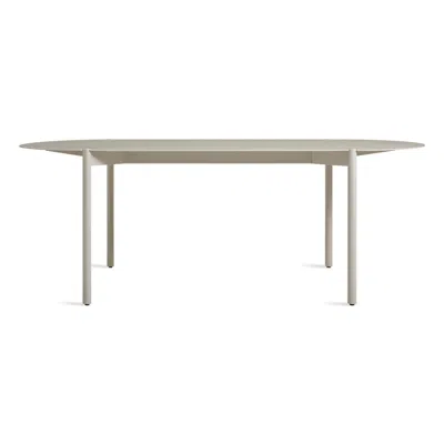 Blu Dot Comeuppance Capsule Shape 82" Dining Table In Putty