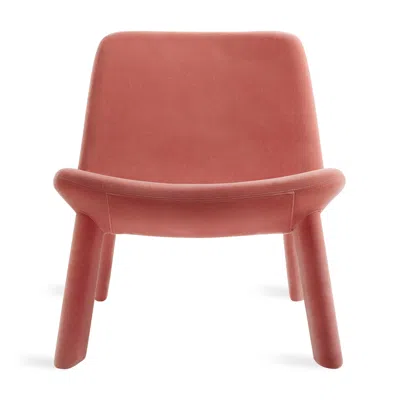 Blu Dot Neat Velvet Lounge Chair In Ablin Velvet