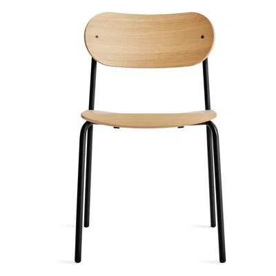 Blu Dot Sidebyside Wood Dining Chair In White Oak
