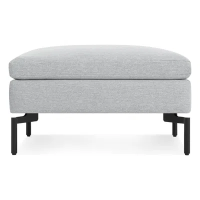 Blu Dot New Standard Ottoman In Maharam Mode In Intaglio/black