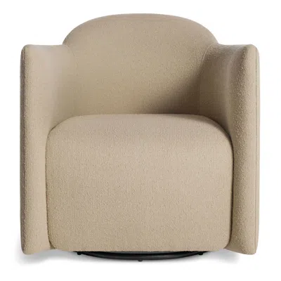 Blu Dot About Face Swivel Lounge Chair In Kelso Camel