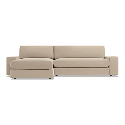 Blu Dot Esker Right Sofa W/ Left Chaise In Kelso Camel
