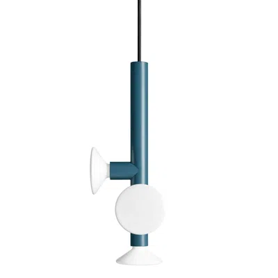 Blu Dot Ultra 3 Pendant Light In Space Blue