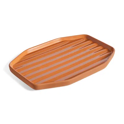 Blu Dot Vice Versa Small Tray In Terracotta