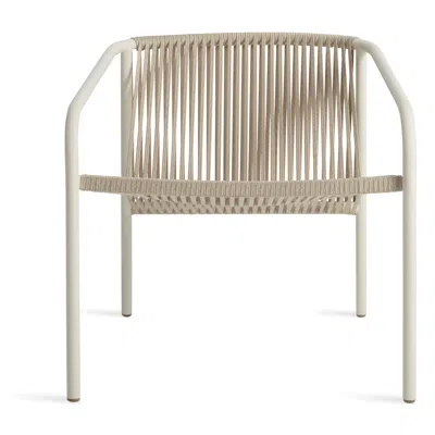 Blu Dot Lookout Outdoor Lounge Chair In White