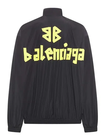 Shop Balenciaga Casual Jacket In Negro