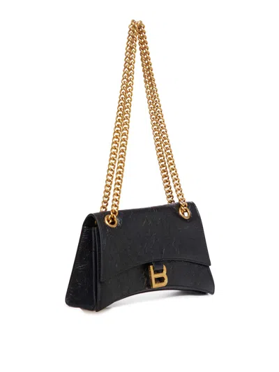 Balenciaga Crush Chain Bag S In Negro