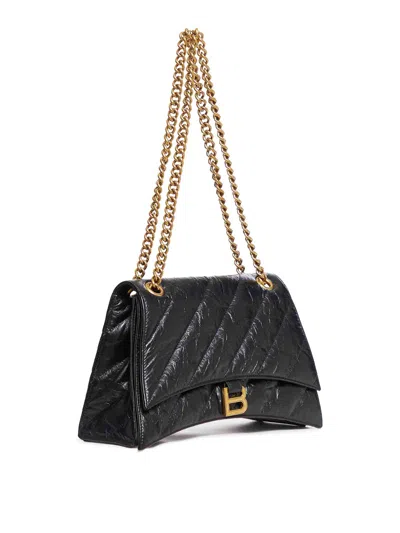 Balenciaga Crush Chain Bag M In Negro