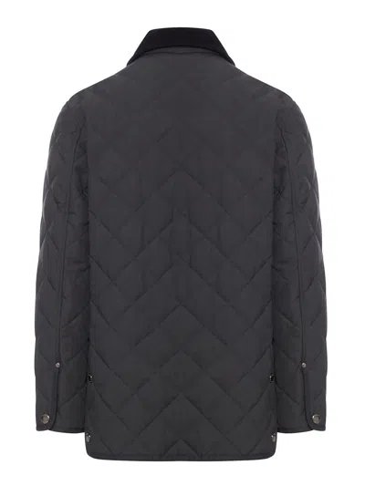 Shop Burberry Padded Jacket In Negro