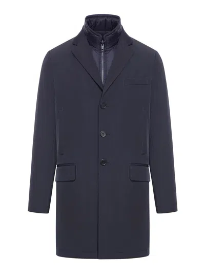 Shop Fay Coat In Azul Oscuro