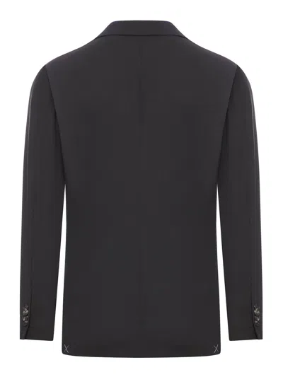 Giorgio Armani Single Breasted Tailored Suit In Negro