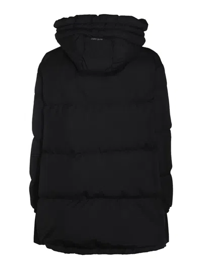 Herno Black Down Jacket In Negro