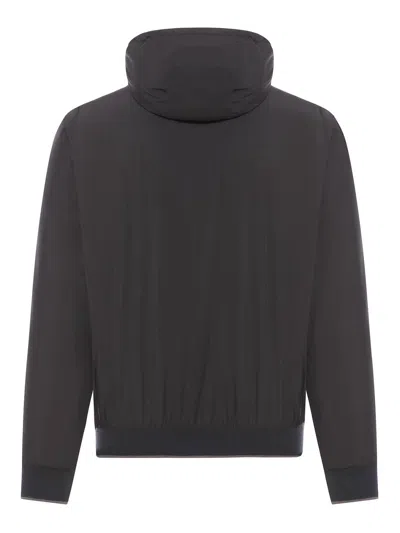 Moorer Oniro-stp Bomber Jacket In Negro