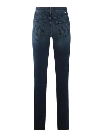 Mother Rascal Sneak Jeans In Azul