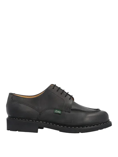 Paraboot Thiers Sport Shoe Black Leather In Negro