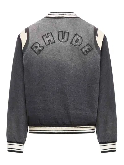 Rhude Bomber Jackets In Negro