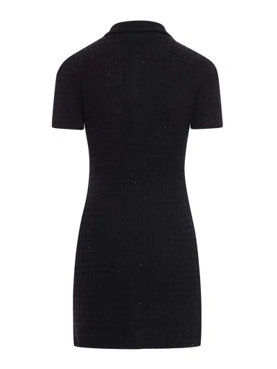 Self-portrait Short Dress In Negro