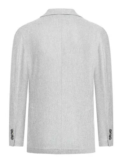 Tagliatore Tailored Wool Suit In Gris
