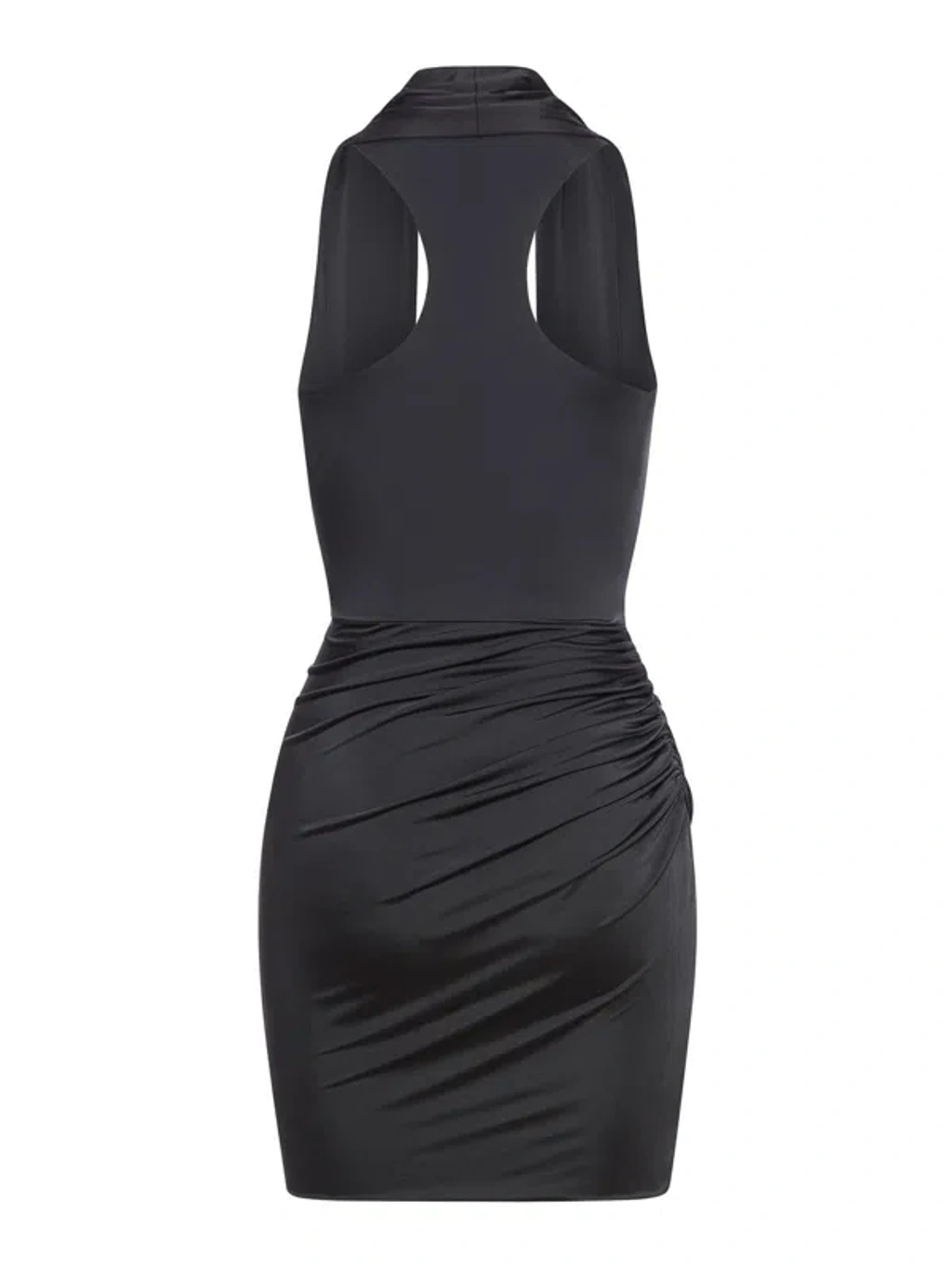 ワンピース TOM FORD DRAPED LUSTROUS JERSEY MINI COCKTAIL DRESS Tom Ford Draped Lustrous Jersey Mini Cocktail Dress In Black