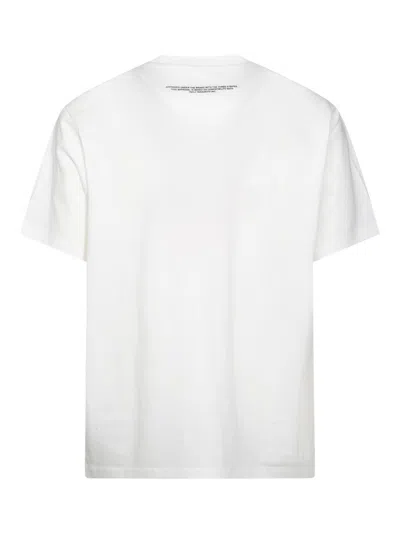 Shop Y-3 White Cotton T-shirt In Blanco