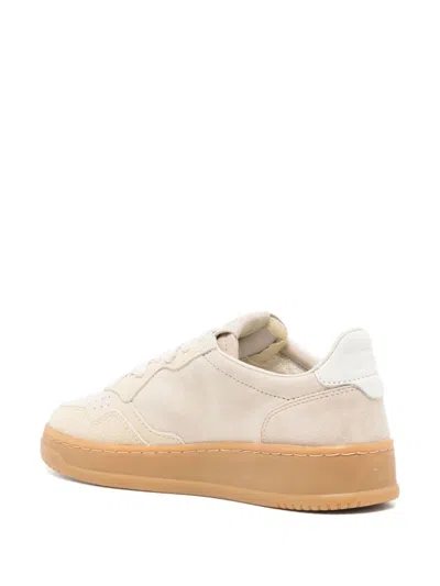 Shop Autry Medalist Low Suede Sneakers