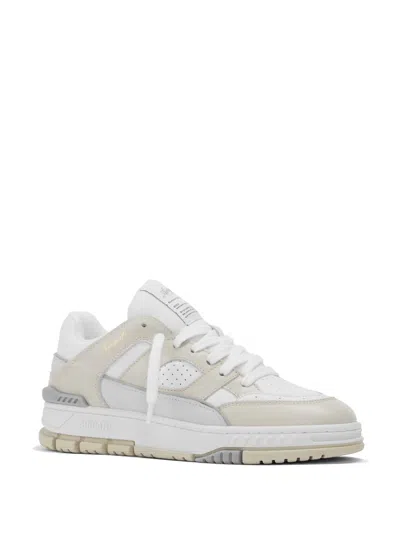 Axel Arigato 'area Lo' White And Beige Sneakers With Logo Detail In Neutral